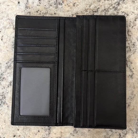 Woven Black Wallet - Picture 2 of 5